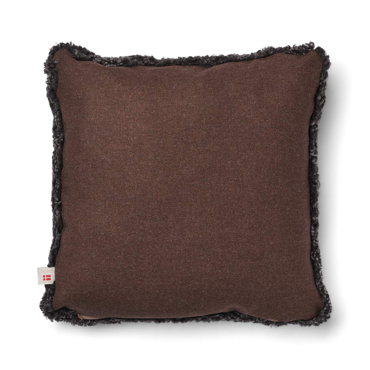 Classic Collection, Cushion One Side 100 % Wool, One Side SW New Zealand Sheepskin. Size: 52x52 cm.