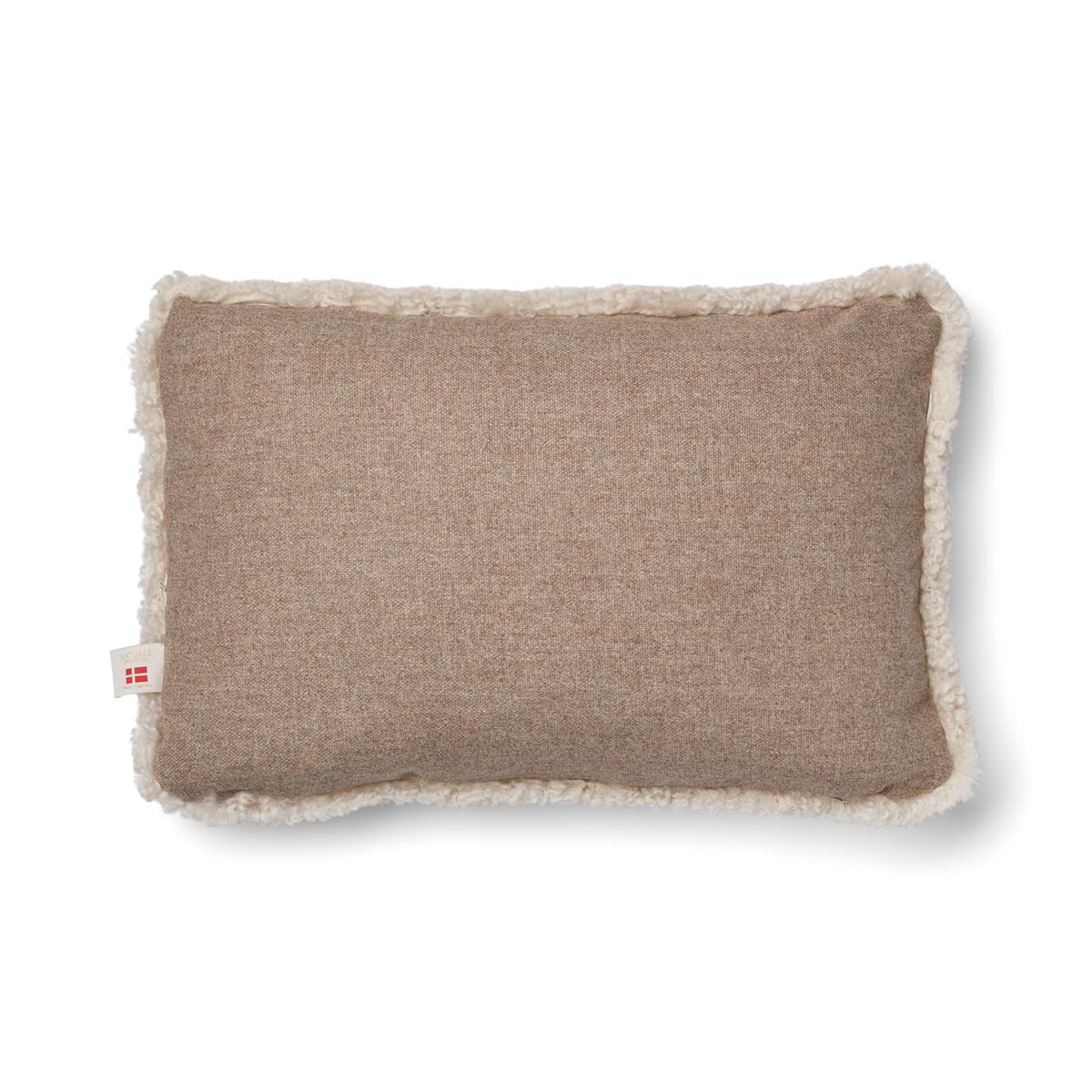 Classic Collection, Cushion One Side 100 % Wool, One Side SW New Zealand Sheepskin. Size: 34x52 cm.