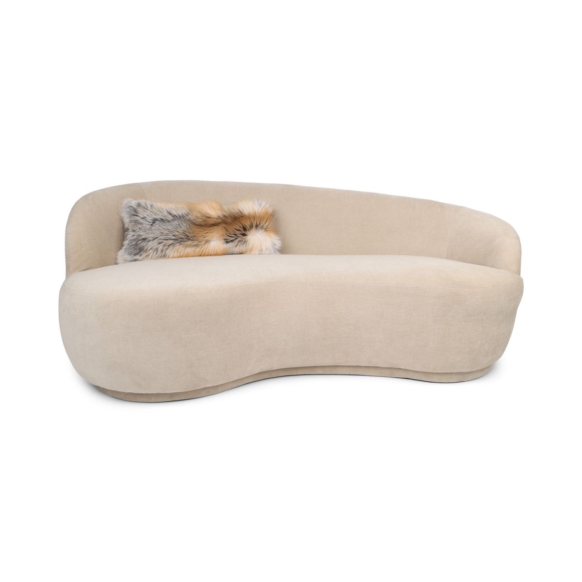 Premium Fuchskissen | Norwegen | Kaschmirrückseite | Golden Island Fox | 26x56 cm