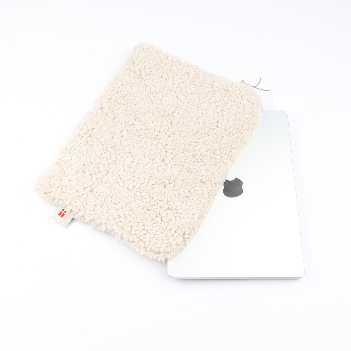Laptophülle | Curly Lammfell | 36x28 cm