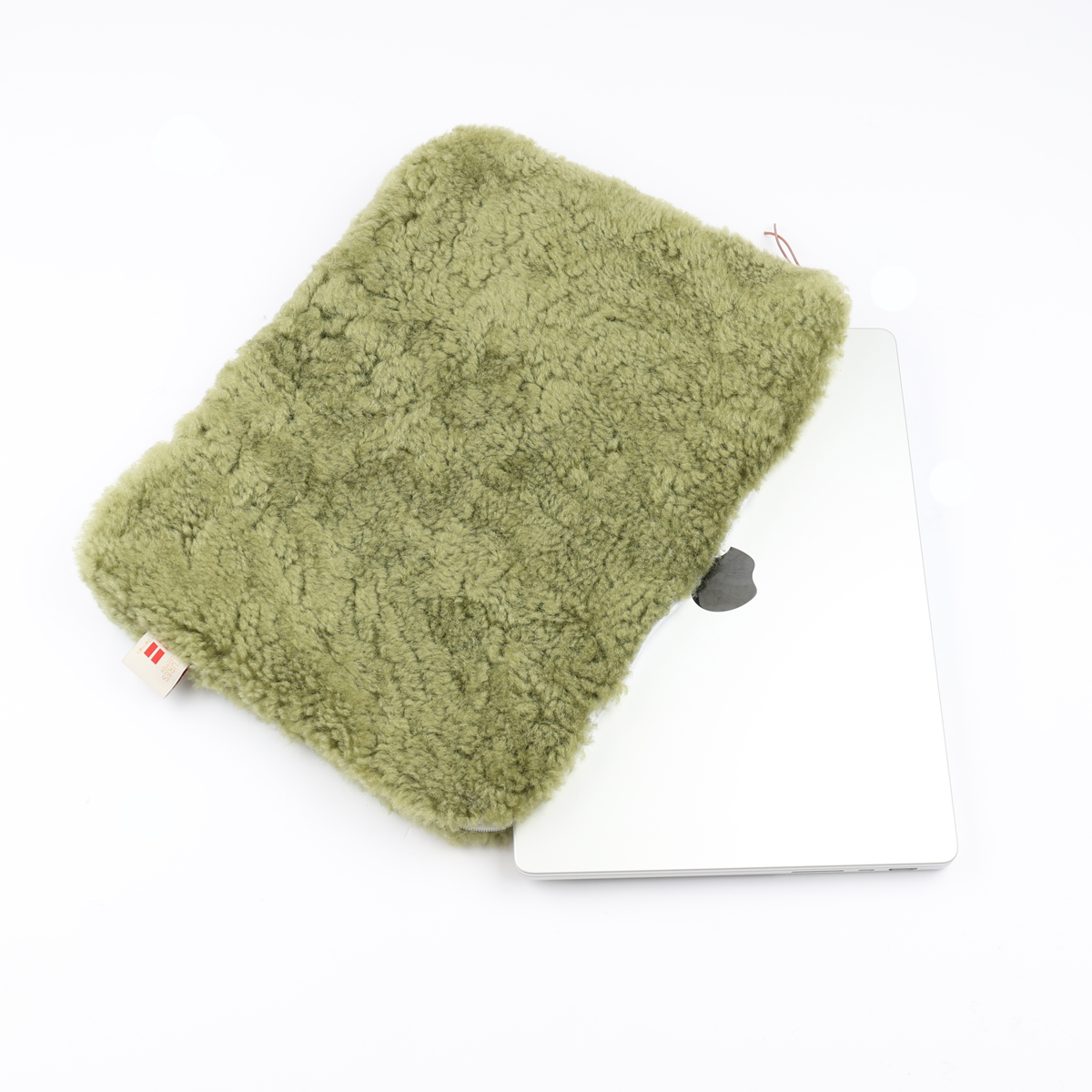 Laptophülle | Curly Lammfell | 36x28 cm