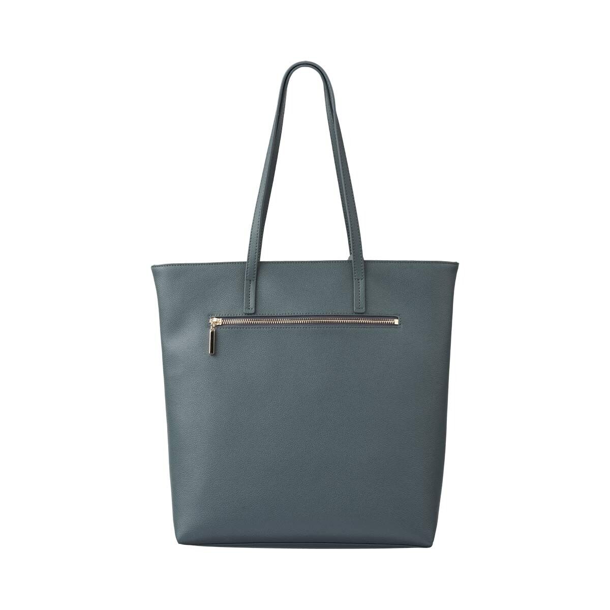 Juliana Shopper | Lammleder Blau/Grau