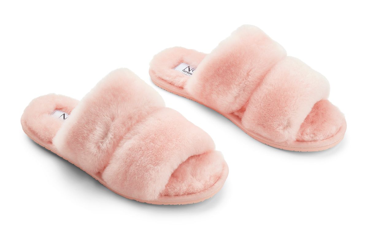 Slippers Straps | Lammwolle Pink