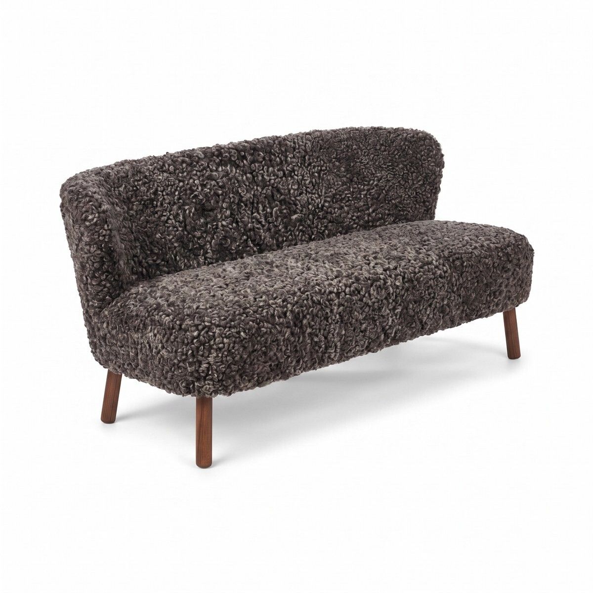 Emanuel 2-Sitzer Sofa | Zweisitzer | Design Möbel Cappuccino