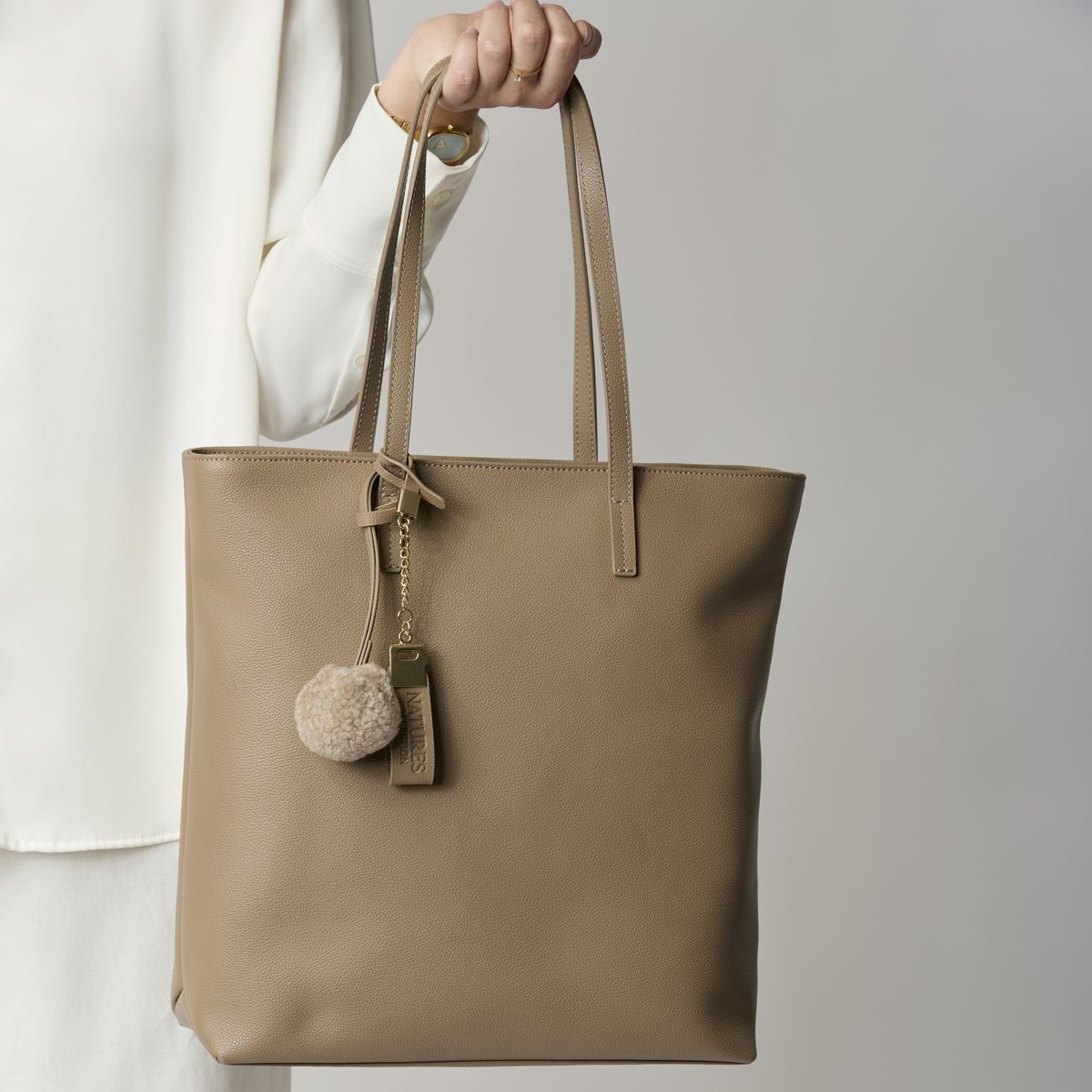 Juliana Shopper | Lammleder Beige