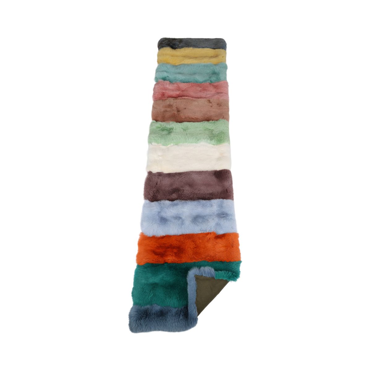 Premium Fuchsdecke | Norwegen | Kaschmirrückseite | Mix Fox | 75x300 cm