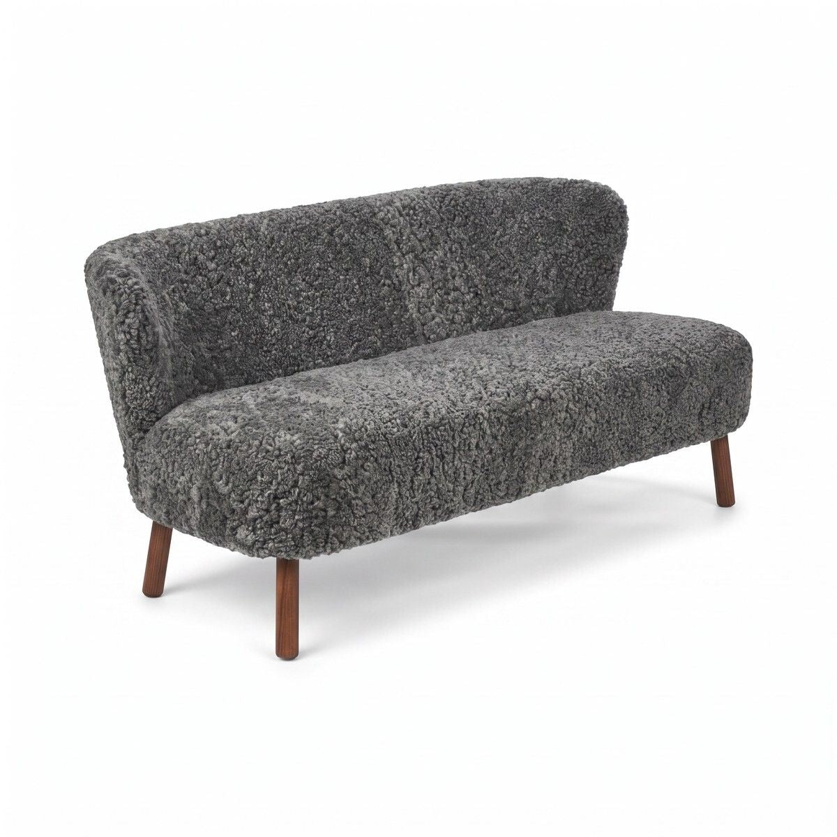Emanuel 2-Sitzer Sofa | Zweisitzer | Design Möbel Grafit