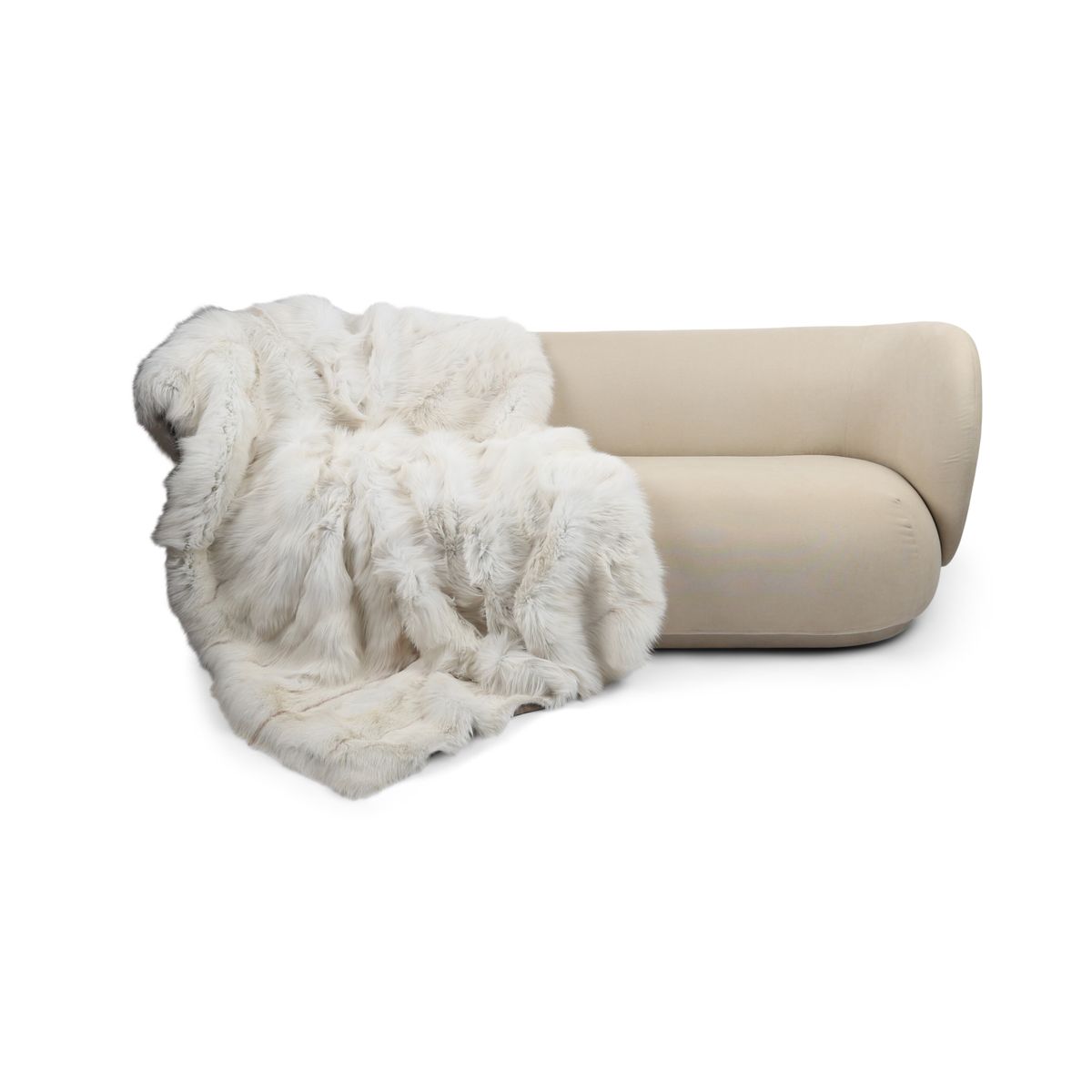 Premium Fuchsdecke | Norwegen | Kaschmirrückseite | Sun Glow (Light) | 150x220 cm