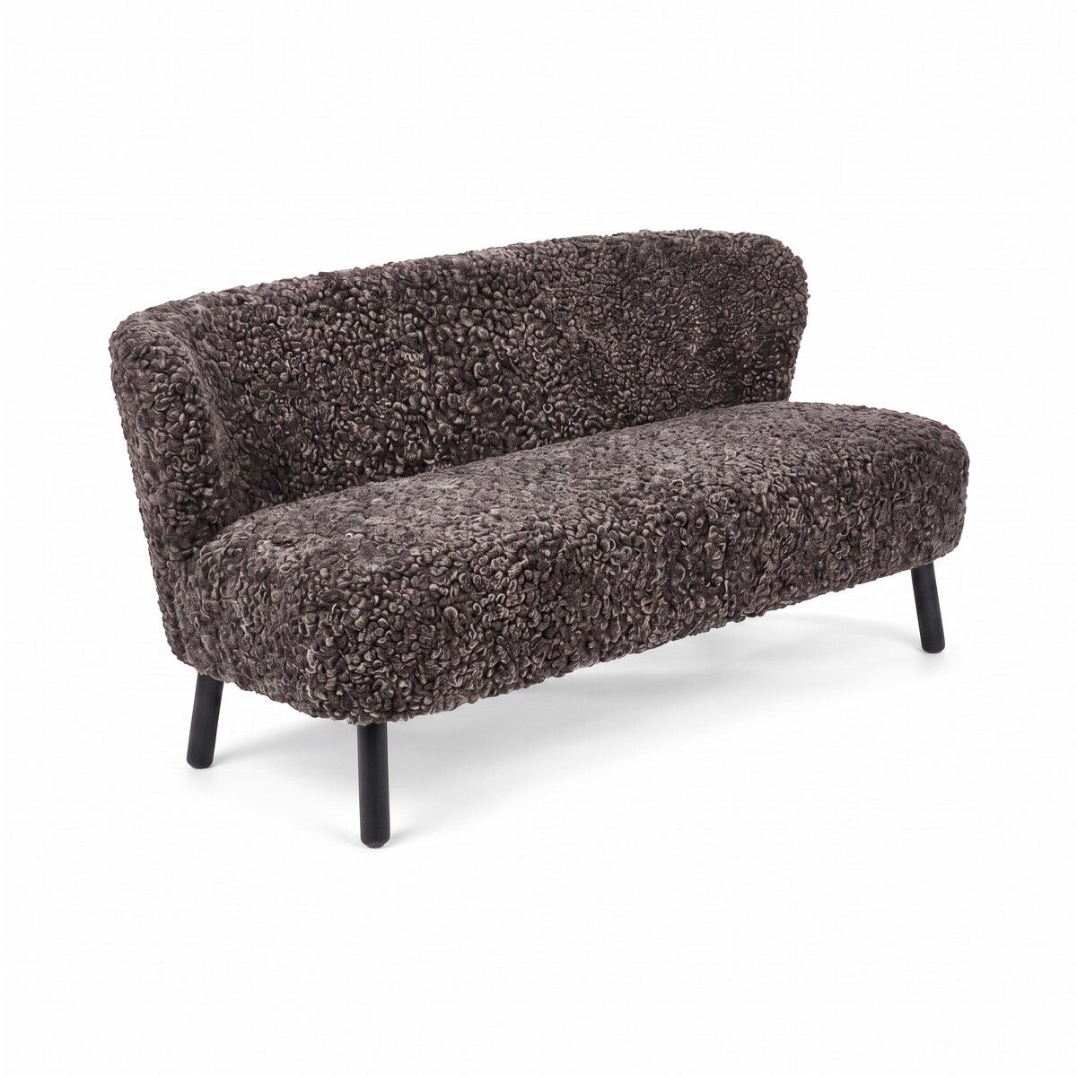 Emanuel 2-Sitzer Sofa | Zweisitzer | Design Möbel Cappuccino