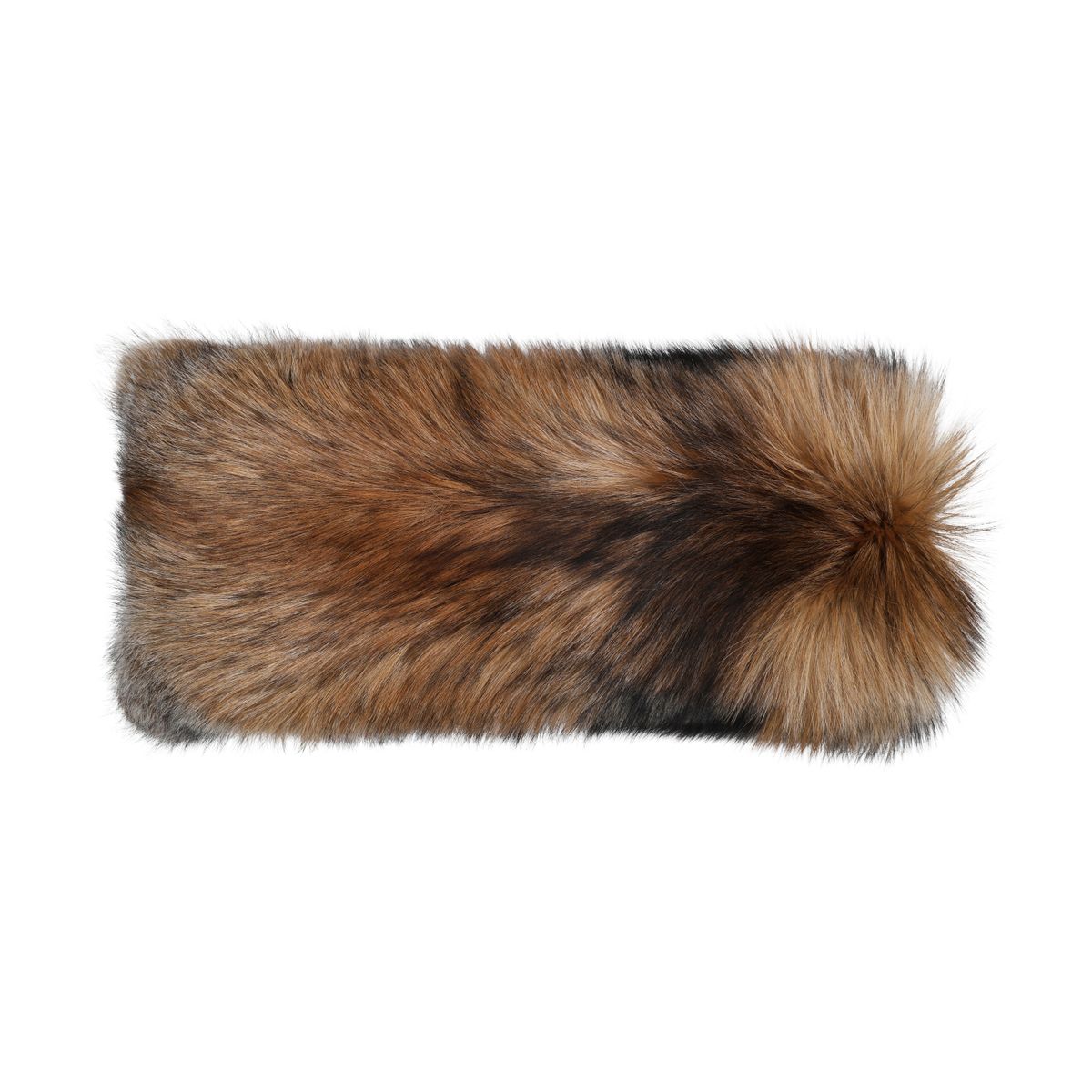 Premium Fuchskissen | Norwegen | Kaschmirrückseite | Gold Cross | 25x75 cm