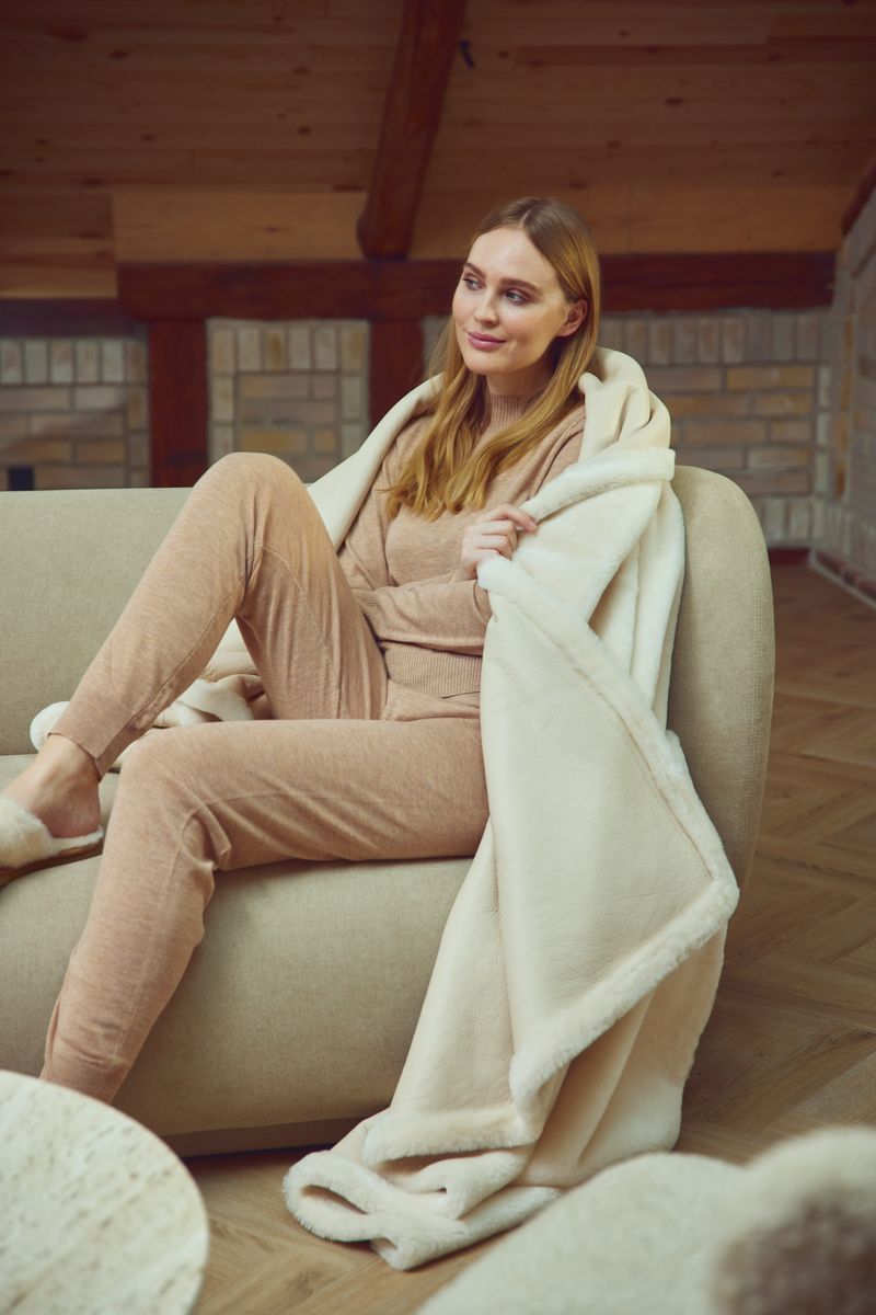 Angelina Decke | Neuseeland | Doubleface Beige