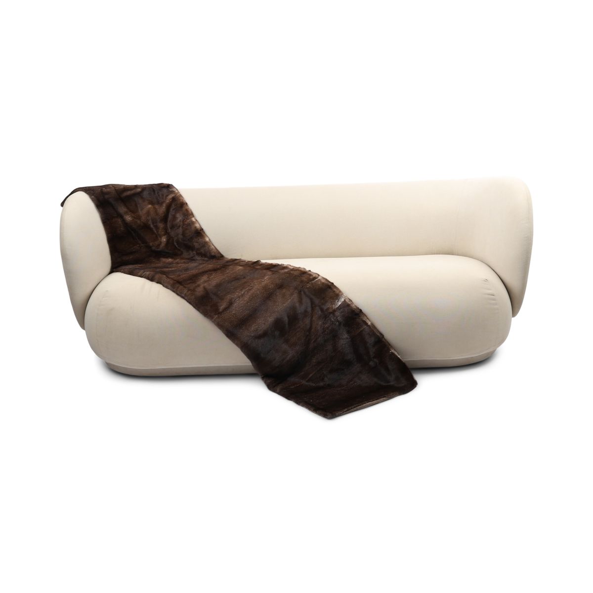 Nerzdecke | Kaschmirrückseite | Stardust | 50x200 cm