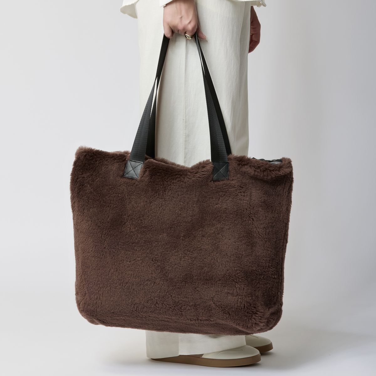 Norma Shopper | Lammfell Khaki