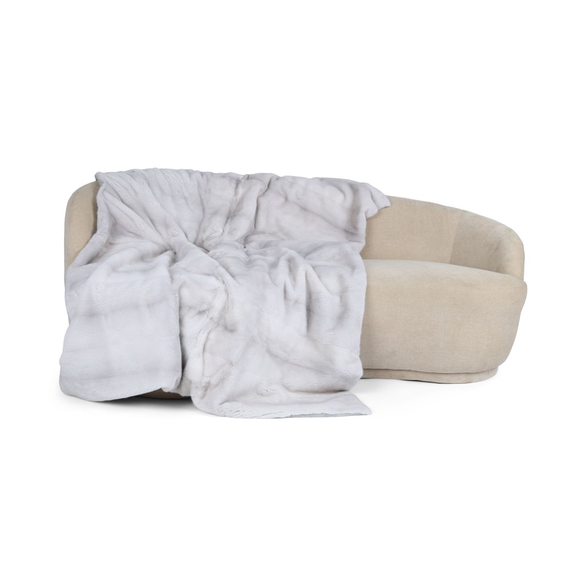 Nerzdecke | Kaschmirrückseite | Pearl Cross | 180x130 cm