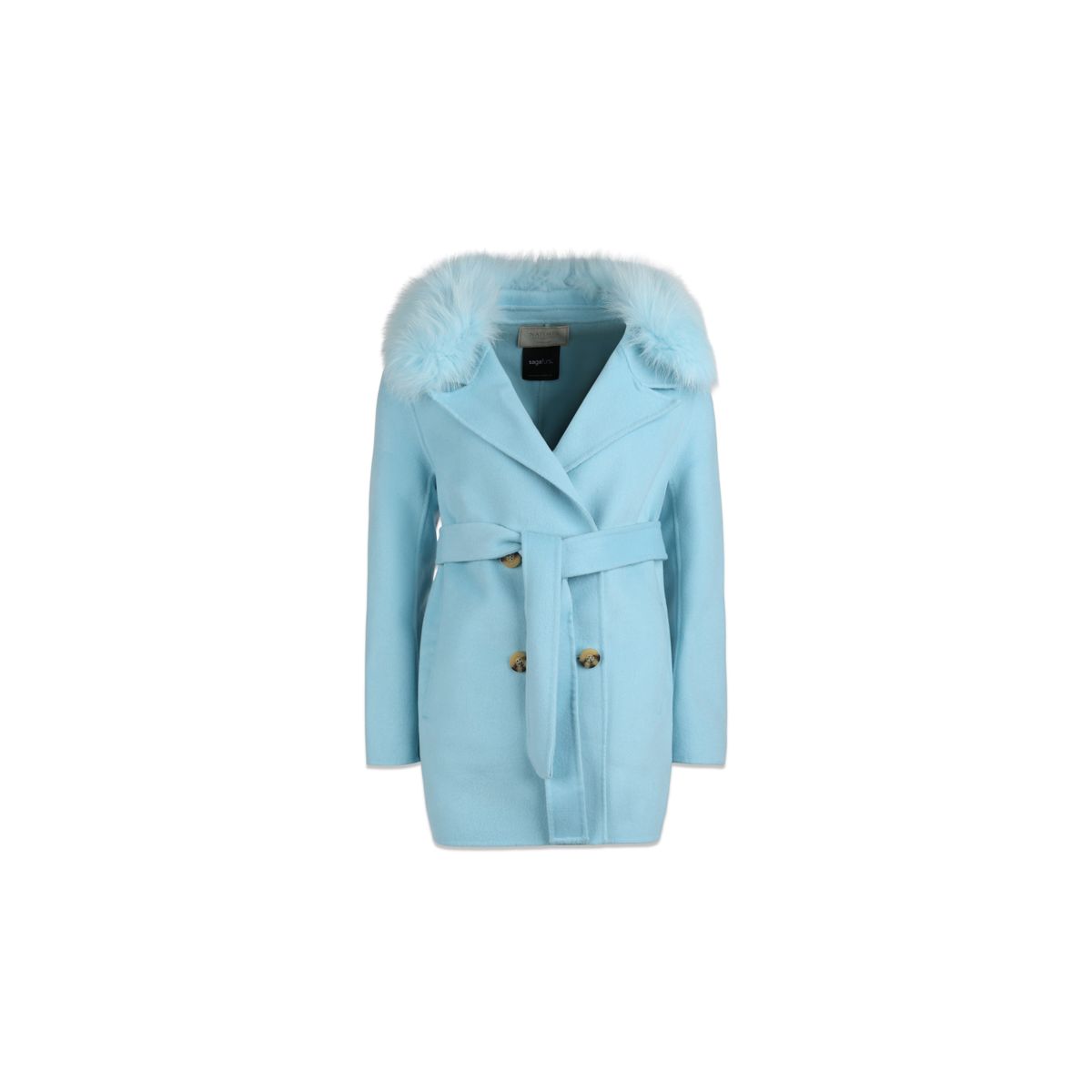 Charlott Jacke | Wolle, Fuchs Himmelblau