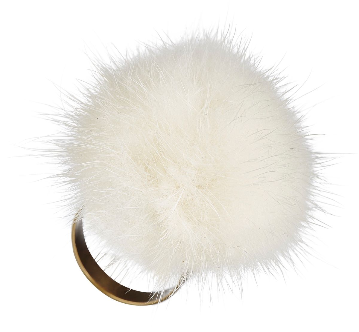 Pompon Ring | Nerz