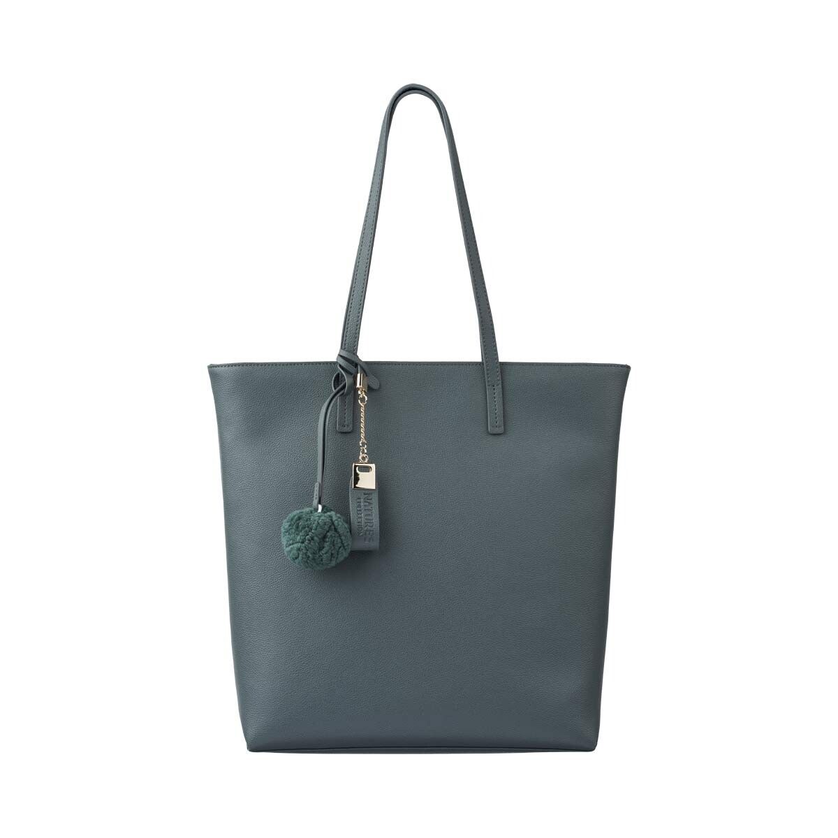 Juliana Shopper | Lammleder Blau/Grau