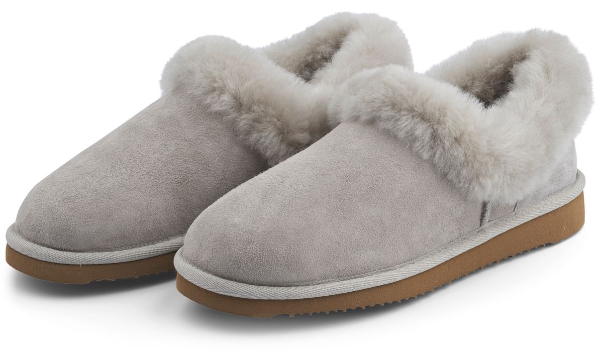 Hard Sole Slipper | Wildleder, Lammwolle