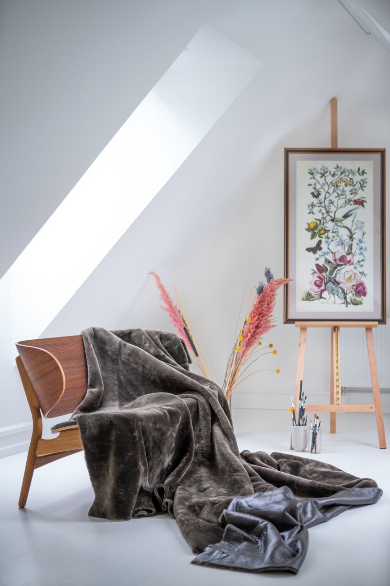 Decke | Doubleface | Australien | 140x200 cm Schwarz