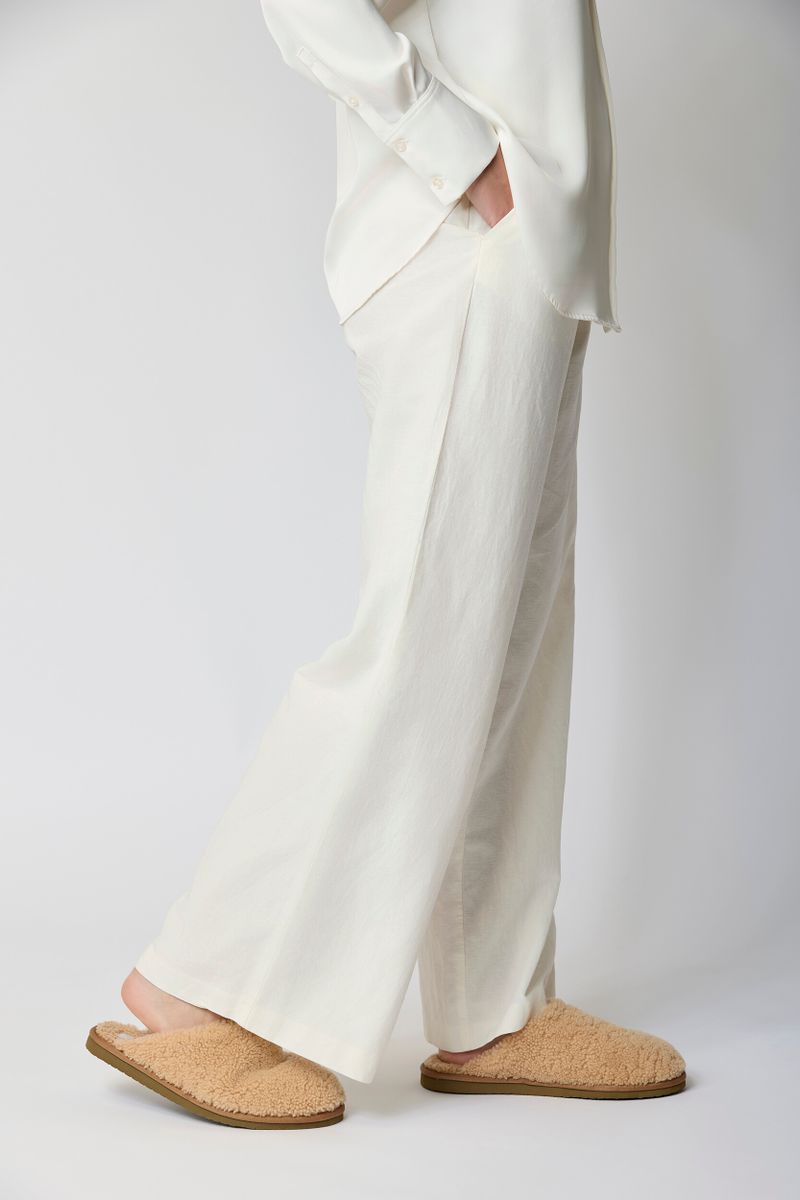 Unisex Curly Slippers | Lammfell Honig