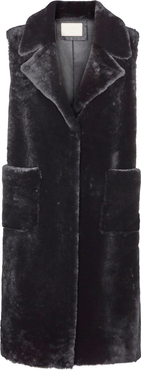 Raelynn Weste | Shearling Schwarz