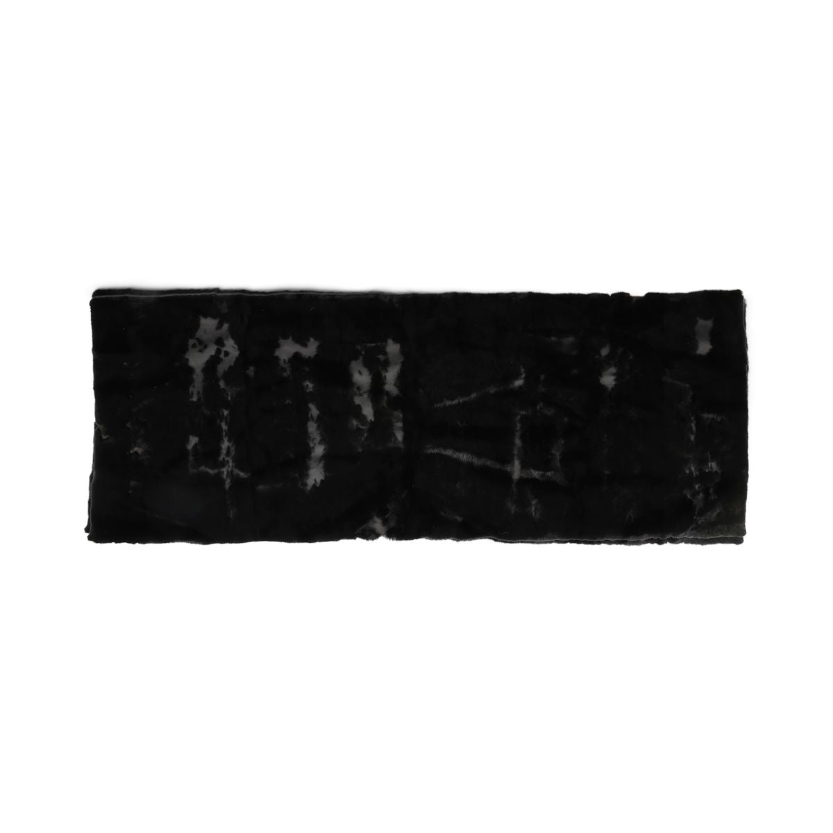 Nerzdecke | Kaschmirrückseite | Schwarz | 150x60 cm