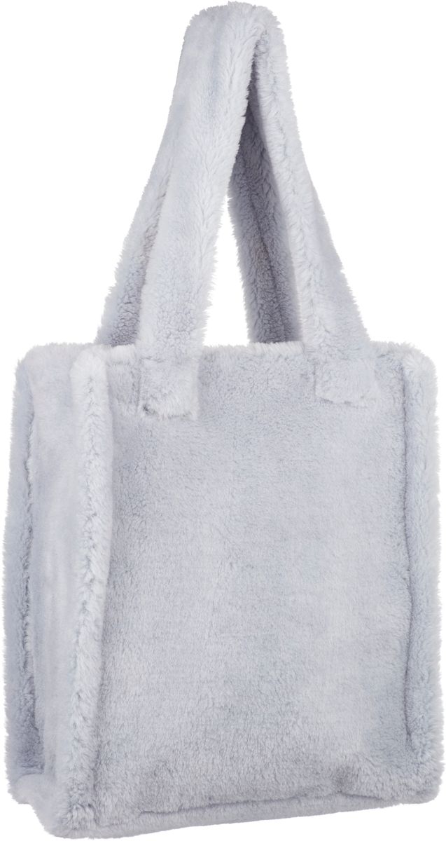 Maxi Glory Shopper | Lammfell Eisblau