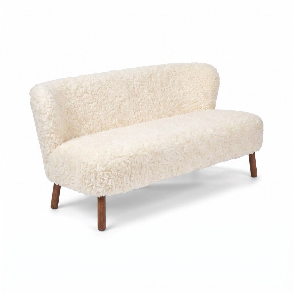 Emanuel 2-Sitzer Sofa | Zweisitzer | Design Möbel Weiß
