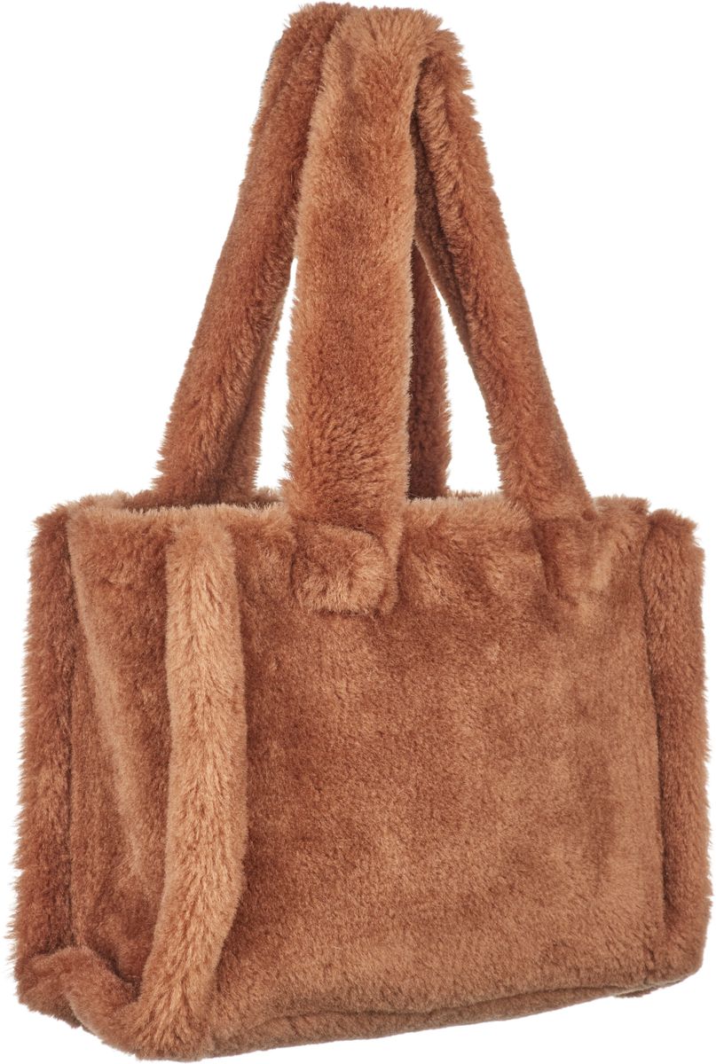 Mini Glory Shopper | Lammwolle Teddybraun