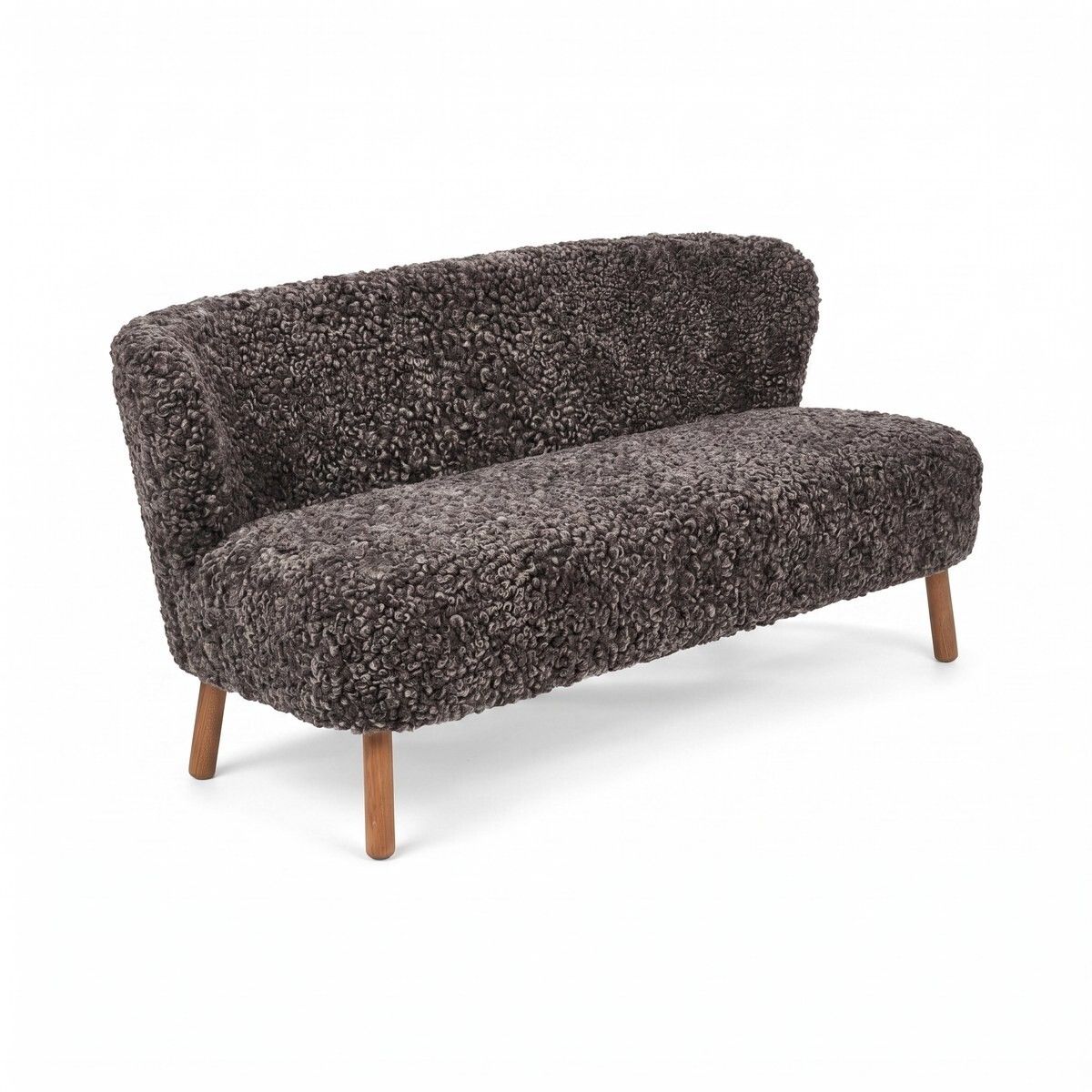 Emanuel 2-Sitzer Sofa | Zweisitzer | Design Möbel Cappuccino