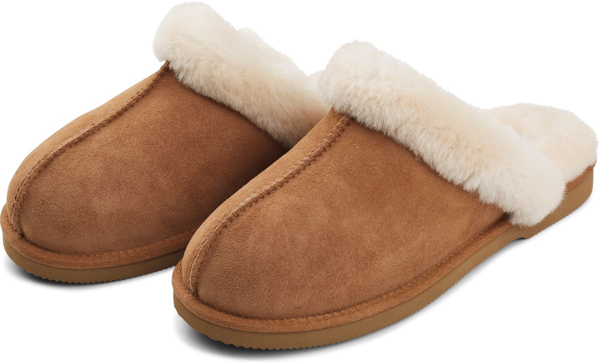 Fluffy Curly Slippers | Lammfell