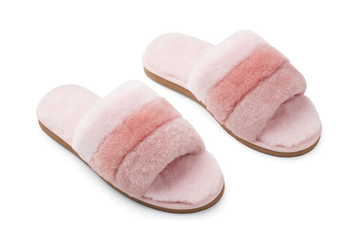 Mirada Slippers | Lammwolle Rosa/Pinktöne