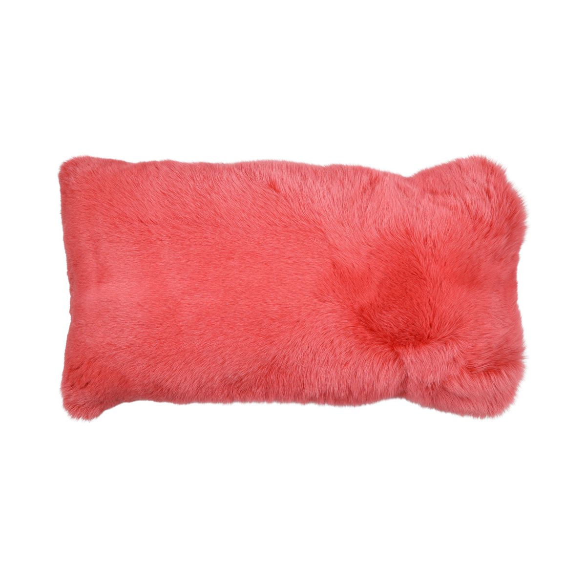 Premium Fuchskissen | Norwegen | Kaschmirrückseite | Coral Peach | 45x85 cm